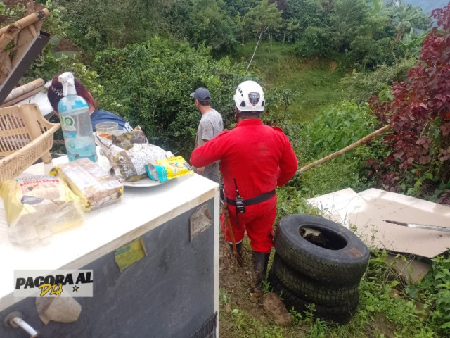 Una vivienda colapsó en el Norte de Caldas. Una emergencia en la medianoche de este jueves (13 de noviembre) tuvo atención de ciudadanos y bomberos.