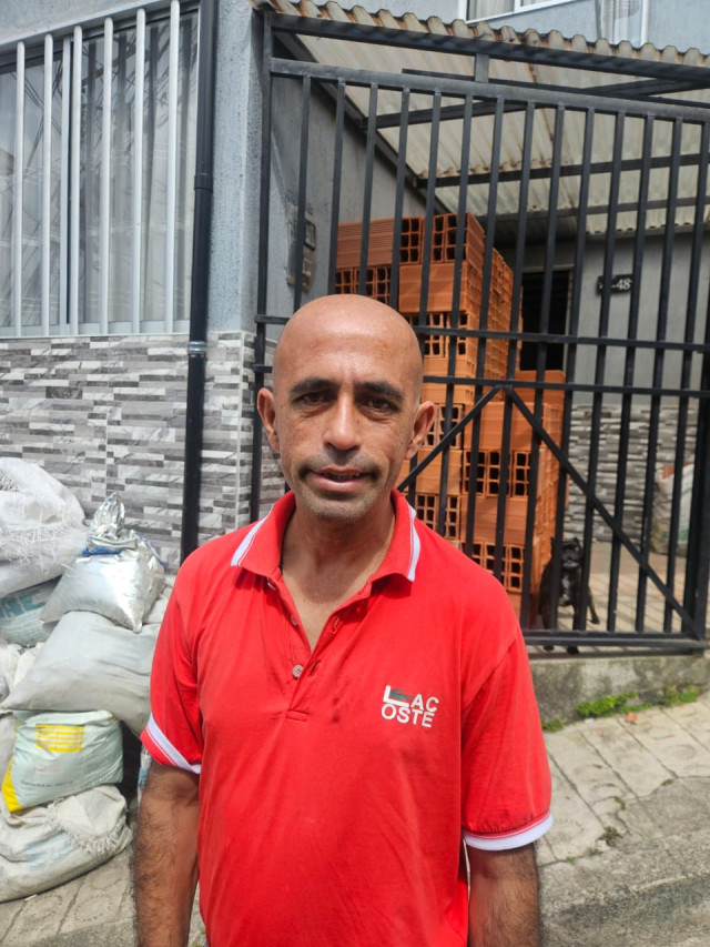 Jaime Grisales vecino del sector