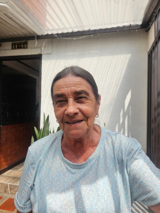 Mercedes Llano habitante de Malabar