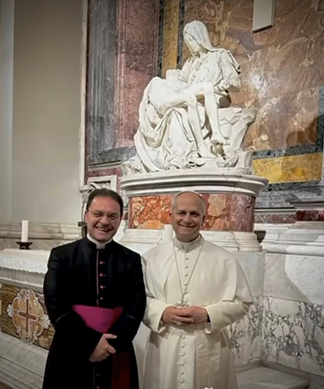 Sacerdote manizaleño celebró con el papa
