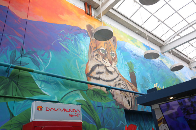 Murales en estación de cable aéreo de Villamaría resaltan fauna e identidad