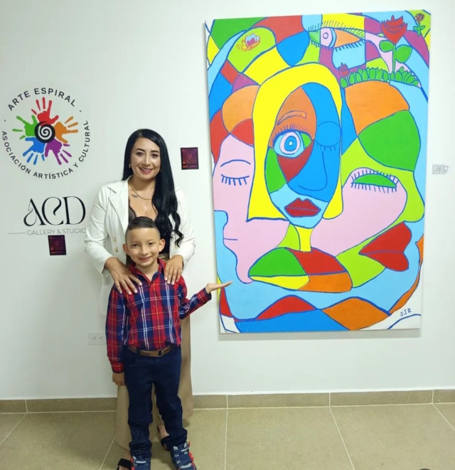 Conozca la historia de Juan José Zuleta, el pequeño artista de 9 años que ya tiene sus obras en una galería