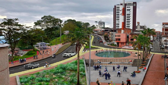 La plaza de Bellas Artes albergaría una nueva fuente y una mediatorta para presentaciones. Complementaría actividades culturales de la Facultad de Artes y Humanidades de la U. de Caldas.