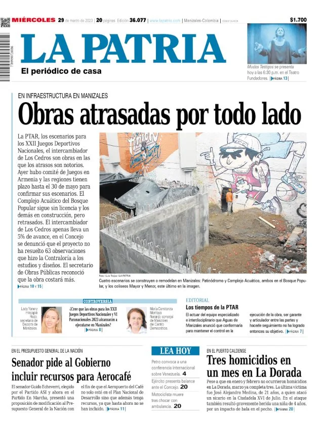 Portada 29 de marzo del 2023