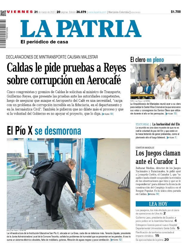 Portada 31 de marzo del 2023