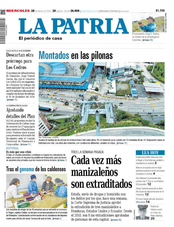 Portada 28 de febrero del 2024