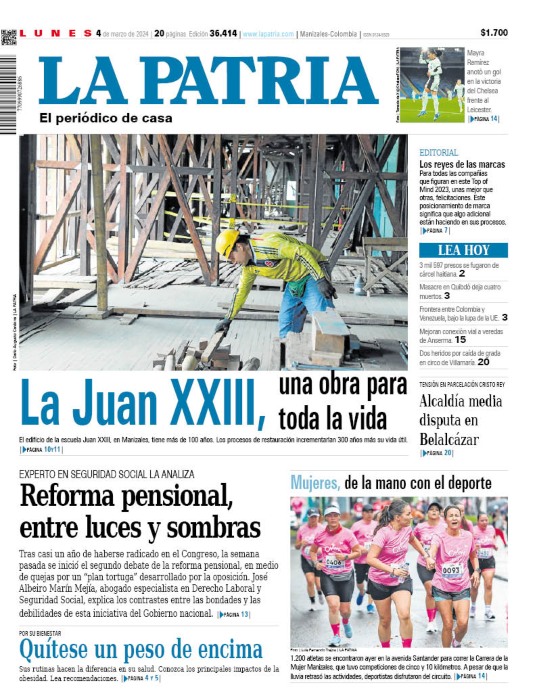 Portada 4 de marzo del 2024