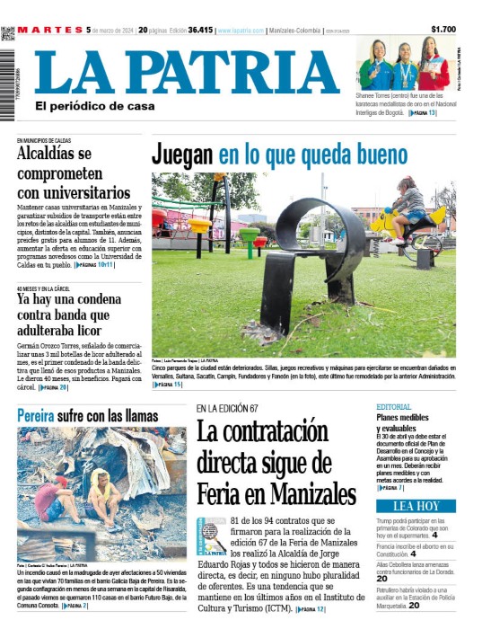 Portada 5 de marzo del 2024