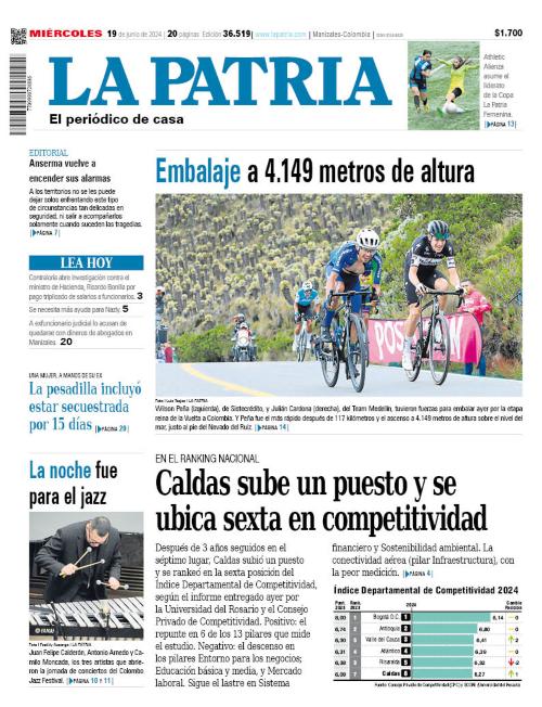 Portada 19 de junio del 2024