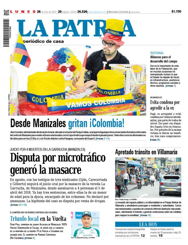 Portada 24 de junio del 2024