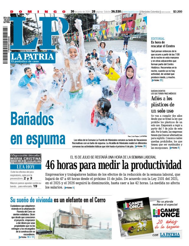 Portada 30 de junio del 2024