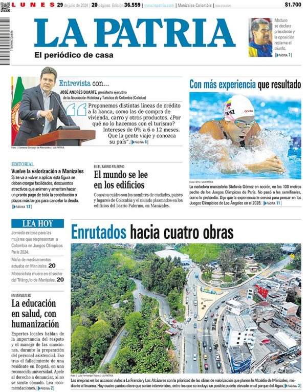 Portada 29 de julio del 2024