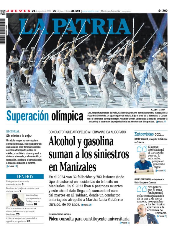 Portada 29 de agosto del 2024