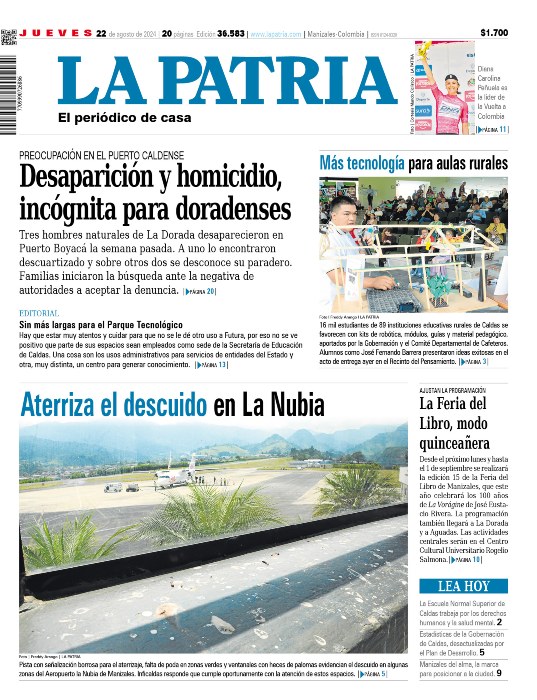 Portada 22 de agosto del 2024