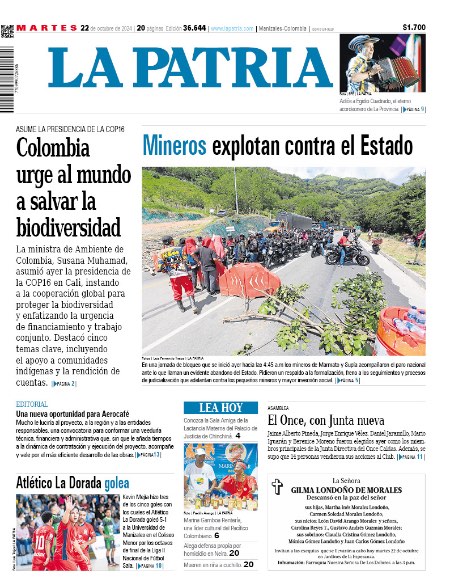 Portada 22 de octubre 