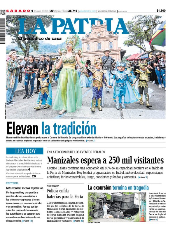 Portada 4 de enero del 2025
