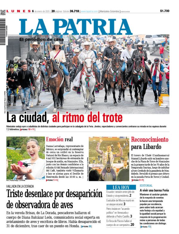 Portada 6 de enero del 2025