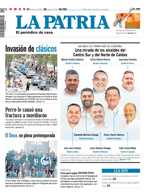 Portada 13 de enero del 2025