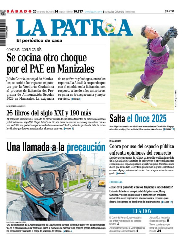 Portada 25 de enero del 2025