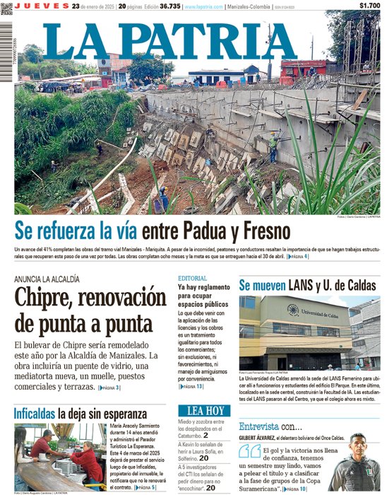 Portada 23 de enero del 2025