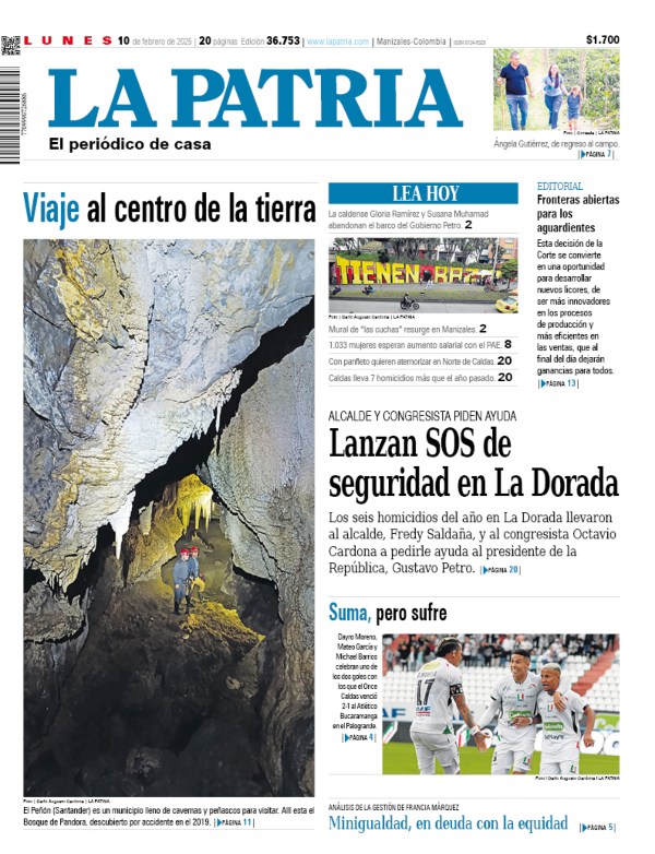 Portada 10 de febrero del 2025