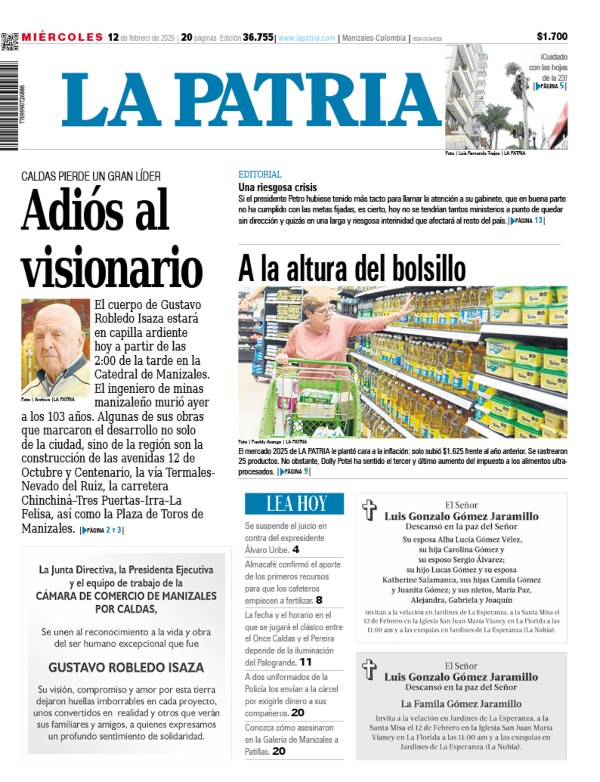 Portada 12 de febrero del 2025