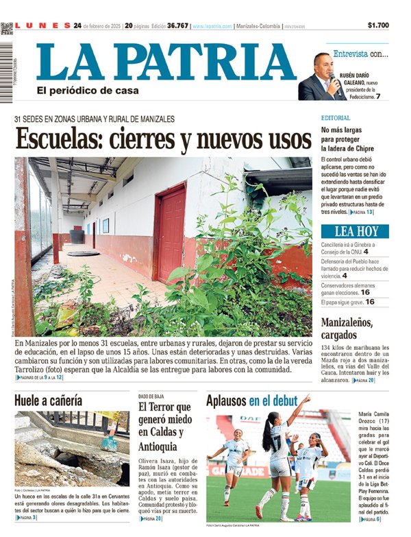 Portada 24 de febrero del 2025