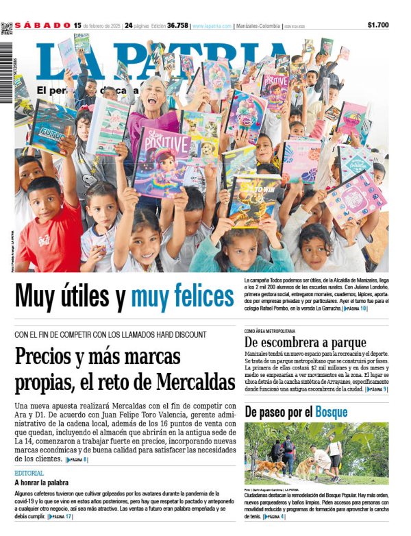 Portada 15 de febrero del 2025