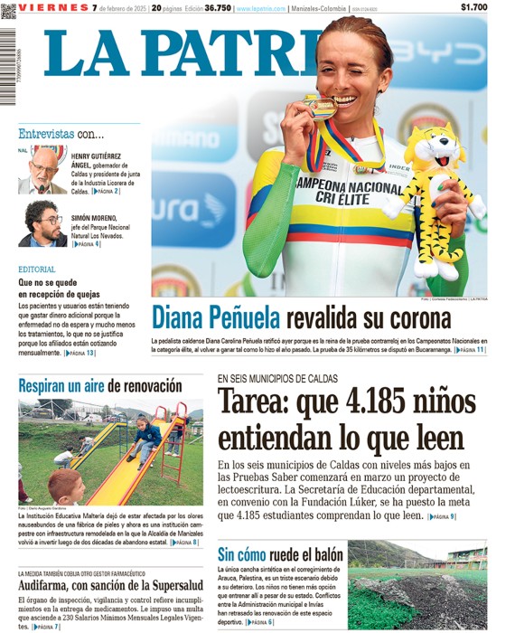 Portada 7 de febrero del 2025