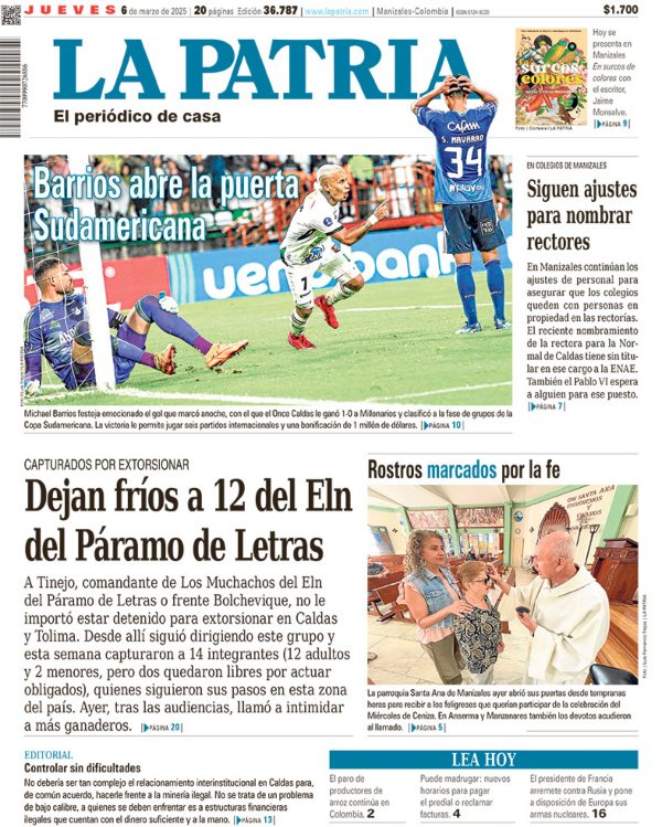 Portada 6 de marzo del 2025