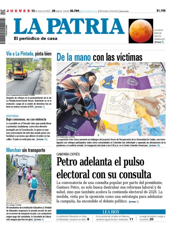 Portada 13 de marzo del 2025