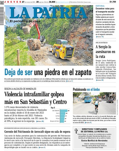 Portada 27 de marzo del 2025