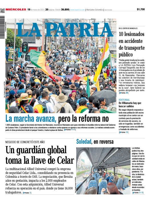 Portada 19 de marzo del 2025