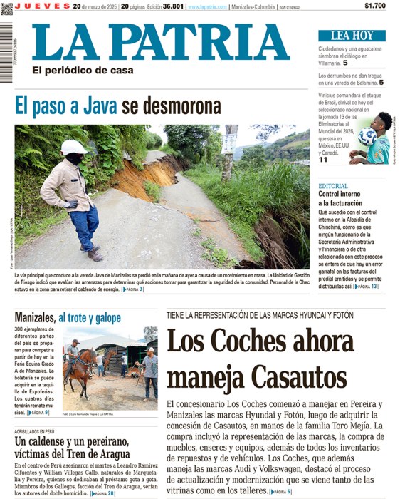 Portada 20 de marzo del 2025