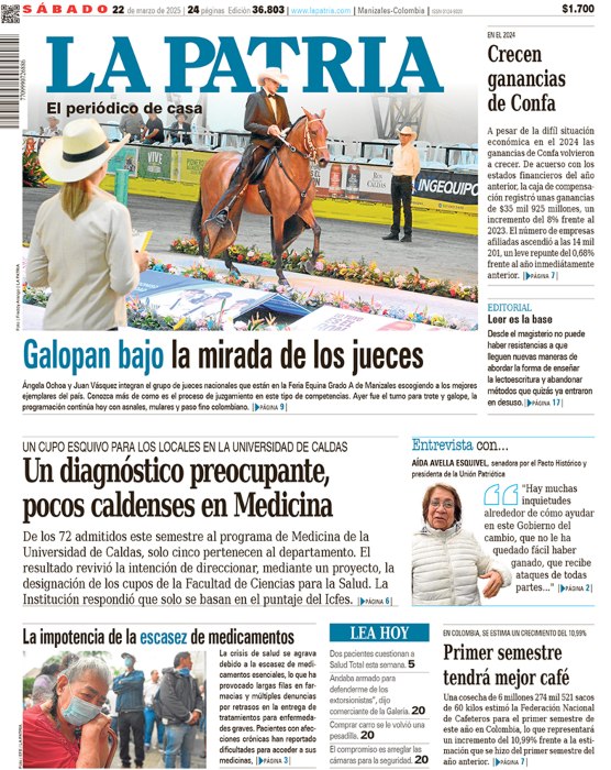 Portada 22 de marzo del 2025