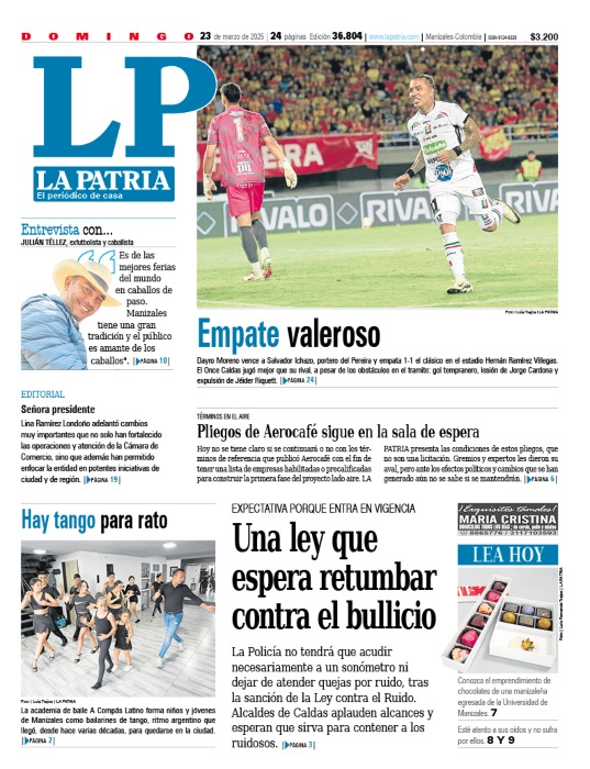 Portada 23 de marzo del 2025