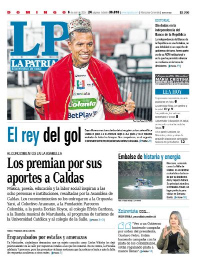 Portada 6 de abril del 2025