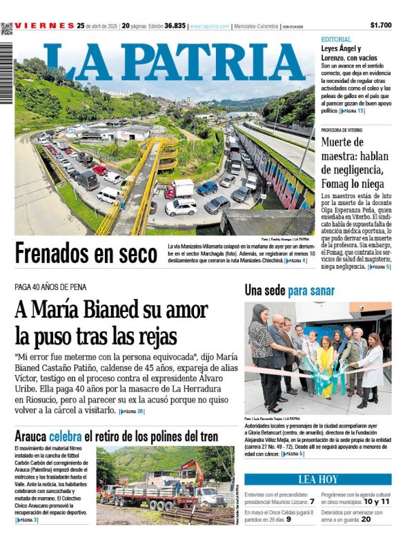 Portada 25 de abril del 2025