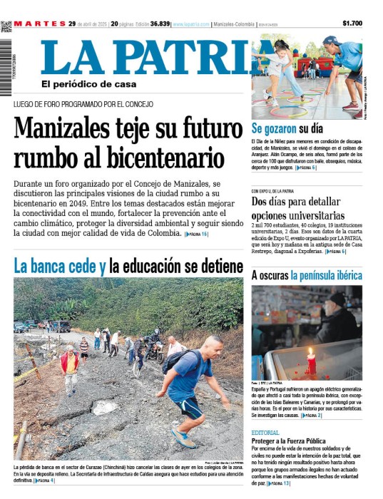Portada 29 de abril del 2025