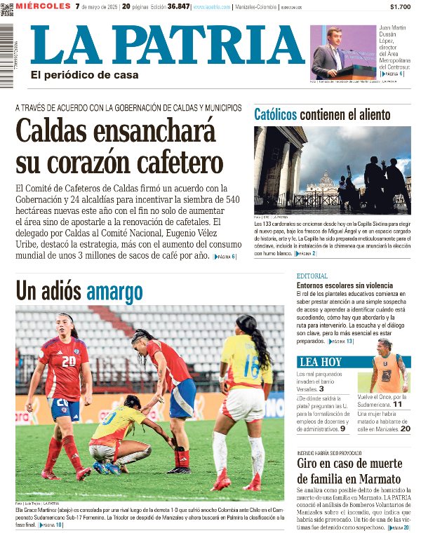 Portada 7 de mayo del 2025