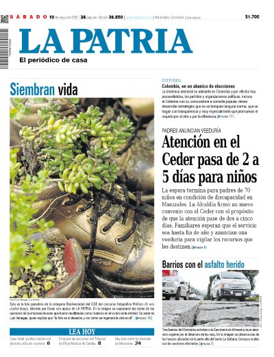 Portada 10 de mayo del 2025