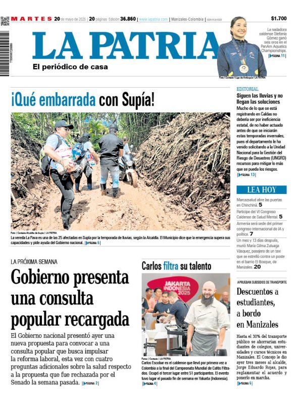 Portada 20 de mayo del 2025