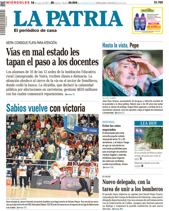 Portada 14 de mayo del 2025