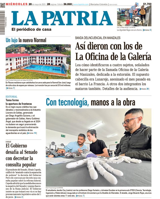 Portada 28 de mayo del 2025