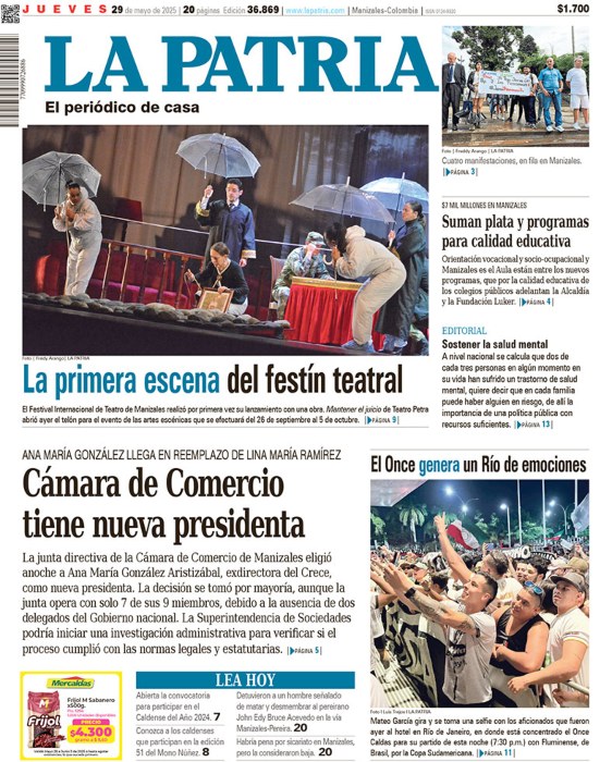 Portada 29 de mayo del 2025