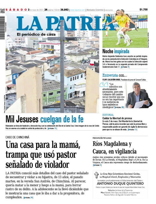 Portada 3 de mayo del 2025