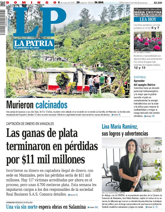 Portada 4 de mayo del 2025