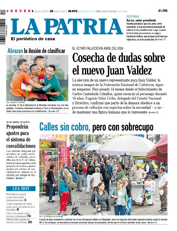 Portada 5 de junio del 2025