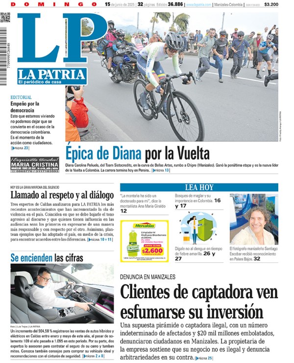 Portada 15 de junio del 2025