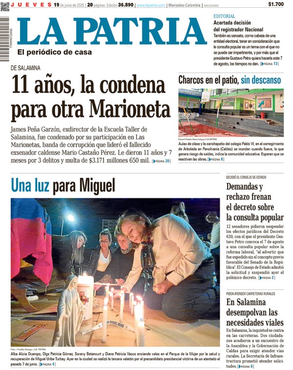 Portada 19 de junio del 2025